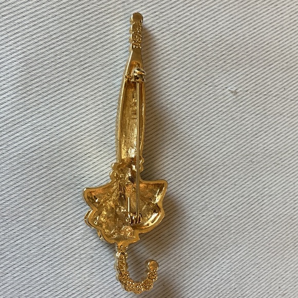 AVON RHINESTONE umbrella pin - Picture 4 of 6